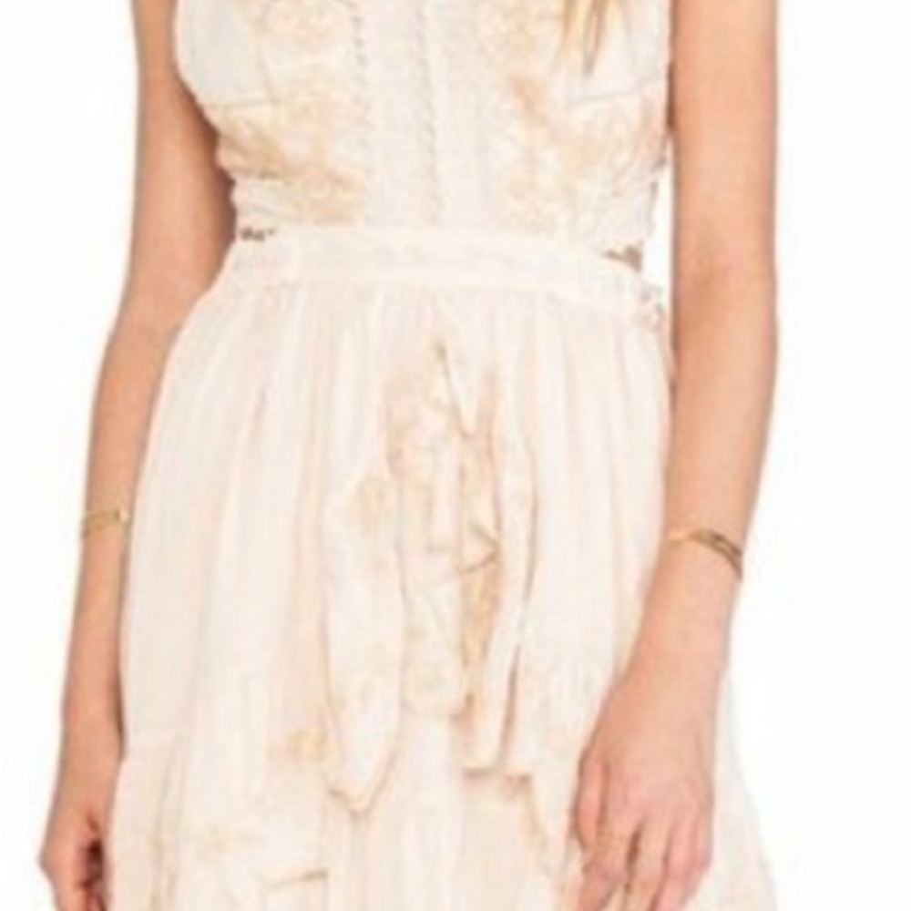 Free People Cream Dress